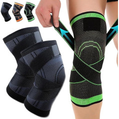 Hutena Rodillera Pro Knee Compression Sleeve vīriešiem un sievietēm, ceļa locītavas artrīta sāpēm un atbalsts skriešanai un fitnesam, ceļa locītavas stiprinājums