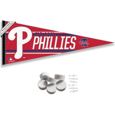 Filadelfijas Phillies nozīmītes baneris un sienas spieķu spilventiņi