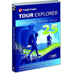 MagicMaps Tour Explorer 25 Maršrutu plānošanas programmatūra DVD Ni/HB V6.0 Lejassaksija/Brēmene, FA003560026