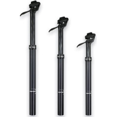 DJC velosipēdu Dropper Seatpost 100 mm 125 mm 150 mm 150 mm 175 mm ceļojums Manuālā vadības svira Regulējams sēdekļa statīvs Bezvadu MTB Road Bike Hidrauliskā EXA forma Speedup