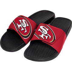 FOCO Unisex NFL vīriešu komandas logotips dušas sporta slaidu Flip Flop SandalsPhiladelphia Eagles Cropped Big Logo Slide - Vīrieši - Izmērs L