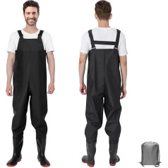 YAOYAO LAND vīriešu ūdensizturīgs PVC Waders Waders ar zābakiem Fly Makšķerēšana