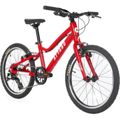 ATTABO EASE bērnu velosipēds 20 collu viegls un izturīgs ar zemu pārkares augstumu, ergonomisku BMX stūri, Shimano Altus pārnesumkārbu un pievilcīgiem drošības aksesuāriem