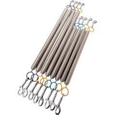 WJLYDM Pilates Reformer atspere Pilates lieli piederumi, paaugstināta gulta, stabils soļu krēsls, puspaceltā pamatgulta, stiepes izturīga, ļoti elastīga atspere Pilates Reformeram