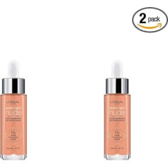 L'Oréal Paris Tonētais serums, barojošs šķidrais tonālais krēms ar hialuronskābi, Perfect Match Tinted Serum, Nr. 3-4, gaišs - vidējs, 1 x 30 ml (2 gab.)