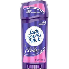 Lady Speed Stick Invisible Dry Power antiperspirants/dezodorants, Wild Freesia, 2,3 unces (6 gab.)