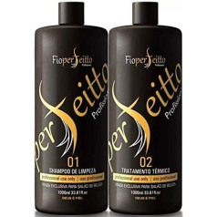 Fio Perfeitto Instant Smooth | Brazīlijas matu iztaisnošana | Progresīvā birste | Keratīna apstrāde | Izpūšana 2L