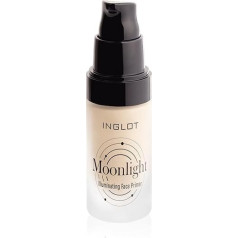 Inglot Moonlight Illuminating Make-Up Base, Praimeris sejai, Grima pamatne, Šķidrais tonālais krēms, Mitrinošs tonālais krēms, Grima klājums un noturība: 21