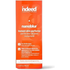 Indeed Labs Nanoblur Instant Skin Blurring Cream - sejas pamatne palīdz samazināt redzamās poras, grumbas, spīdumu un plankumus Poru samazināšanas pamatne, kas matē ādu