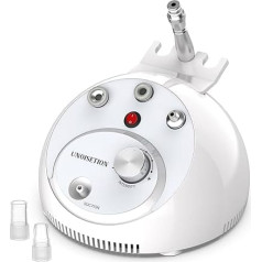 At-home Microdermabrasion Maschine, UNOISETION 2 in 1 Dermabrasion Gesichtsmaschine für Peeling & Mitesser Entfernung, Diamant Mikrodermabrasion Maschine für Hautpflege, Schönheitsgeschenke für Frauen