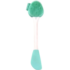 NFEGSIYA Silikona skaistumkopšanas birste 3 in 1 Soft Face Cleansing (krāsa: balti zaļa 2)