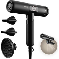 Revamp iGen Progloss Professional Superlite matu žāvētājs - 2 veidošanas sprauslas, 1 difuzora uzgalis, 4 karstuma un 3 ātruma iestatījumi - viegls, piemērots lietošanai ceļā