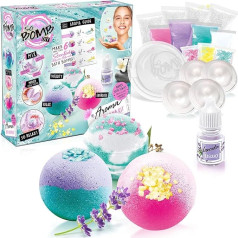 Canal Toys - So Bomb BBD 041- DIY aromātisko vannas bumbu komplekts, pagatavojiet savas smaržīgās vannas bumbas ar šo aromātisko komplektu, 6 gabaliņi, daudzkrāsains