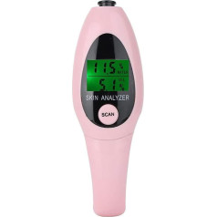 LCD digitālais digitālais ādas analizators Ādas mitruma ūdens eļļas monitora displejs Divu veidu dati ar vienu klikšķi Pārnēsājams, lai noņemtu skaistumkopšanas salons Spa Home Travel Dāvana meitenēm