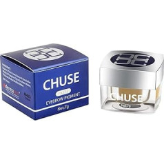 CHUSE M403 Uzacu pigments Microblading permanentajam grimam Mikro pigmentu kosmētikas dzeltena krāsa, izturējis DermaTestu