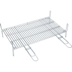 SAUVIC dubultā grila statīvs 70X40 cm, tērauds, 70x64x20 cm