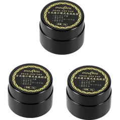 FRCOLOR Pack of 3 Gel Nail Polish Glue Nail Building Gel UV Builder Nail Art Decoration Top Coat Gel Polish Builder for Nail Art Glue UV Top Coat Primer Seal