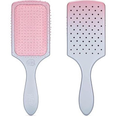 WetBrush lāpstiņu ķemme ar HeatFlex sariņiem un akvaventiem, kas atvieglo žāvēšanu, plašāka virsma maigi attīra matus īsākā laikā, Feel Good Ombre rozā un violetā krāsā.