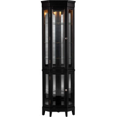 Sei Furniture Southern Enterprises Essex Curio, pārejas melns