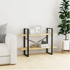 Wifese Grāmatu plaukts, 100 x 30 x 70 cm, 2 nodalījumi, koka plaukts, stāvošs plaukts, telpas dalītājs, grāmatu plaukts, uzglabāšanas plaukts, dokumentu plaukts, industriālā stila plaukts viesistabai, birojam, priedes masīvkoka,