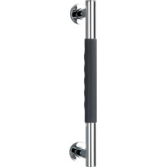 Wenko Secura 40,5 cm nerūsējošā tērauda rokturis ar ergonomiskiem Soft Touch rokturiem pelēks / antracīts