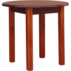 K Koma Kalvadosas apaļais priedes pusdienu galds Virtuves galds Solid Restaurant 80 cm