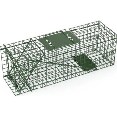 Dzīvnieku slazds, 61 x 19 x 20 cm, būrīša slazds, žurku slazds, kurtu slazds, trušu slazds, dzīvnieku slazds, zaļš