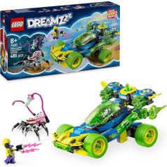 LEGO DREAMZzz Mateo ar Z-Blob braucamrīku, fantāzijas rotaļu komplekts 2-in-1 ar transportlīdzekļiem, minifigūriņām un sapņu būtnēm bērniem no 8 gadu vecuma, dāvana zēniem un meitenēm 71491