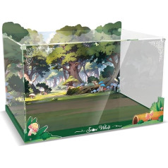 cooldac Akrila vitrīna, saderīga ar Lego Disney 43242 Sniegbaltītes un septiņu rūķīšu būda, HD caurspīdīgs putekļu necaurlaidīgs vitrīnas modelis (tikai vitrīna, bez statīva)