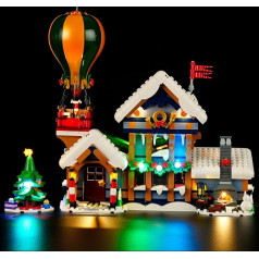 LIGHTAILING Gaismas komplekts Lego 10339 Santa Post Office - LED apgaismojuma komplekts, kas saderīgs ar Lego konstruktīvo klucīšu modeli - modeļa komplekts nav iekļauts komplektā