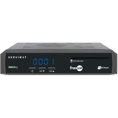 Servimat Satellite Fransat HD Sirius3 dekoders melns