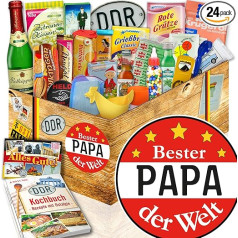 DDR Geschenkset 24 tlg. / Geschenke für Papa/Bester Papa der Welt/DDR Waren