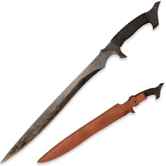 Handload gegossener Mangan Stahl Hackklingenschalter, Full Tang, Outdoor, Jagd, Camping, Wandern, Überleben, mit Schutzabdeckung, mehrere Stile zur Auswahl