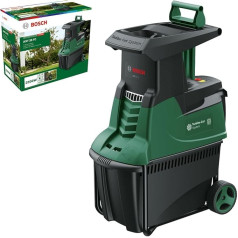 Bosch AXT 25 TC turbīnas smalcinātājs (2500 W; piemērots koksnes un cietajiem dārza atkritumiem; integrēta savākšanas kaste 53 litri; iepakojumā)