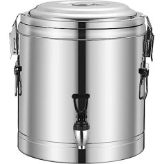 Generisch Heißwasserspender Getränkespender mit Zapfhahn, kommerzielle Thermoskannen, große Kaffeekanne, isoliertes Fass, Teeeimer für Partys und Buffets, 30 l