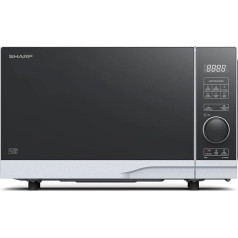 SHARP PS204AES Mikroviļņu krāsns 700 W 10 jaudas līmeņi Atkausēšanas funkcija 455 x 274 x 334 cm Sudraba krāsns