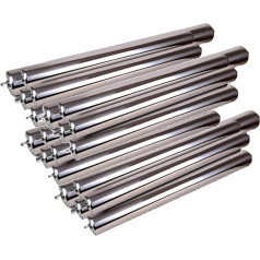 AMUFJJ Förderband Tragrollen 30er-Pack Industrie-Lagerrollen Und Förderrollen, Zaunrollen Mit 38 Mm Durchmesser Für Zufuhr- Und Auslauftisch/Montagelinie, Ideal Für Fördersysteme(L 1000mm(39 2/5