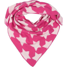 Augstas kvalitātes šalle ar zvaigznītēm zīdaiņiem zīdaiņiem zēniem un meitenēm sievietēm - XXL šalle ar kašmira trīsstūrveida formu, kas ir trikotāžas, vasarai un ziemai Zwillingsherz - Rozā krāsā
