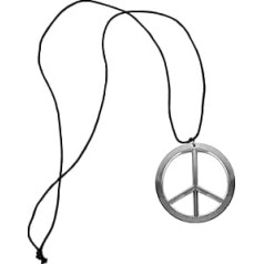 Oblique Unique® Hipiju miera kaklarota 60s 70s Flower Power Kaklarota Bižutērijas aksesuārs rotaslietas karnevāla ballītei Svētku svinībām