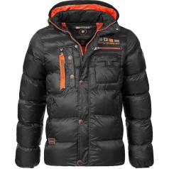 Geographical Norway Citernier Vīriešu stepēta ziemas jaka ar kapuci