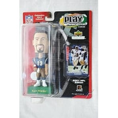 Sentluisas Rams zvaigzne Kurts Vorners 13, oficiālais NFL augšējā klāja spēļu veidotāju kāršu komplekts Bobblehead