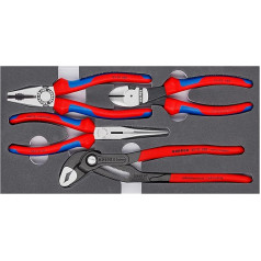 KNIPEX Knaiblīšu pamatkomplekts, putuplasta ieliktnis, 00 20 01 V15