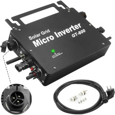 Mikro invertors 800 W PV invertors IP65 ūdensizturīgs saules invertors Balkona elektrostacija 800 W izejas jauda 230 V maiņstrāvas Saderīgs ar elektrotīkla pieslēgumu ar WiFi