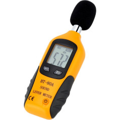 Mengshen Digital Schallpegelmessgerät, Tragbar Sound Level Meter Bereich 30 dBA ~ 130 dBA (9V Batterie enthalten)