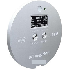 Tönungsmesser für Fenster UV-Energiemessrät, Radiometer, UVA-LED-Lichtquellen 137. Messen Sie Energie, Leistung und Temperatur. Ultrakleine Größe, hohe Präzision für Autofenstervorhänge