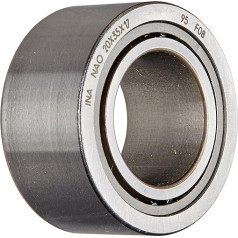 INA nao20 X 35 X 17 Nadellager, mit inneren Ring, Stahl Käfig, offenes Ende, metrisch, 20 mm ID, 35 mm Außendurchmesser, 17 mm Breite, 18000RPM Maximale Drehzahl