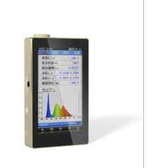 Lichtmeter, Spektrometer Spectral Color Light Meter/Spectral Flicker Light Meter LCD Anzeigen-Lichtmeter-Hand-Umwelt-Test-Lichtzähler-Scanning-Test Verschiedene Lichtquellen für die Kultivierung und