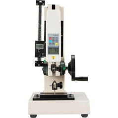 KHZKHC 500N Push-Pull-Tester, Digitaler Kraftprüfstand, Halterung Mit Lineal-Spiralhalterung, Untersetzungsgetriebe, Klemmöffnung 0-10 Mm, 180 Mm Zahnstangenweg, 150 Mm Linealweg