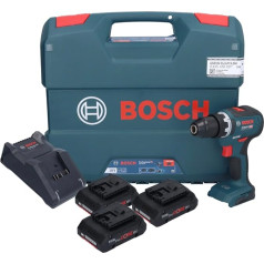 Bosch Professional 18V sistēma GSR 18V-55 Akku-Bohrschrauber (inkl. 3x 4,0 Ah ProCORE Akku, GAL 18V-40 Ladegerät, in L-Case)