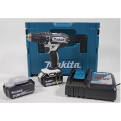 Makita DHP482RTWJ urbis ar āmuru + 2 litija jonu akumulatori 18V 5Ah + Makpac kaste